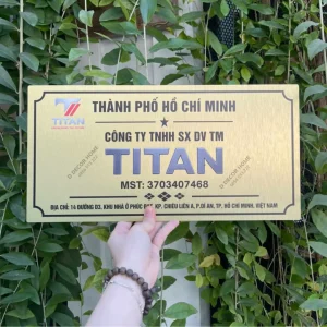 Biển công ty thường