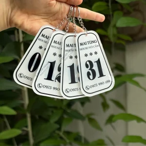 Móc khóa, Số phòng