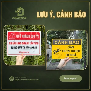 Biển lưu ý & cảnh báo