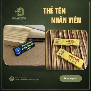 Thẻ tên nhân viên