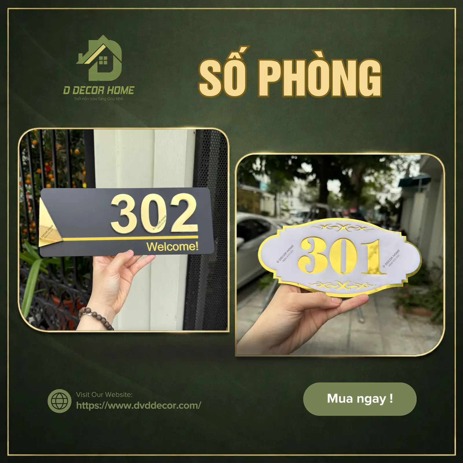 Biển Số Phòng