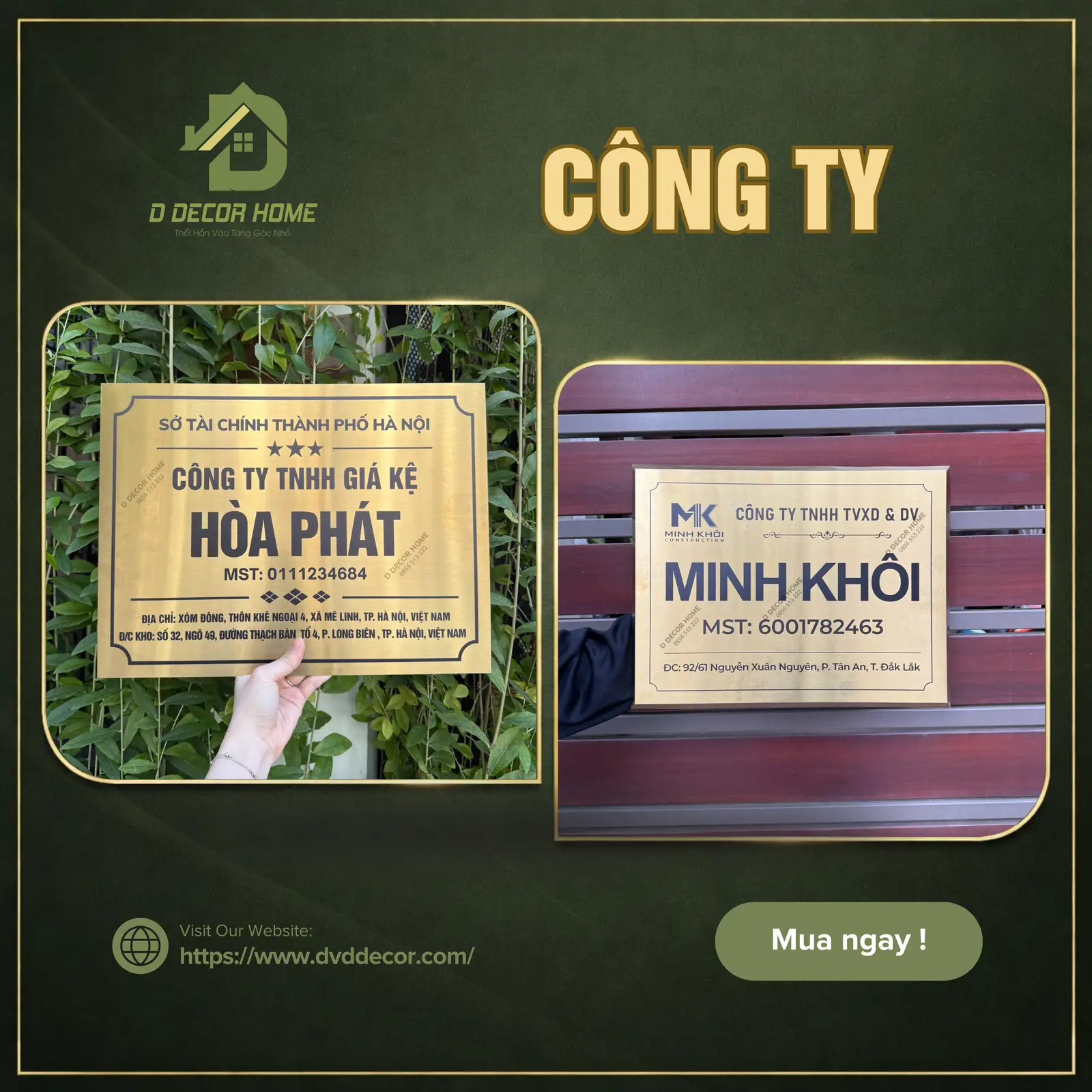 Biển Công ty