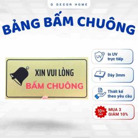 Bảng Vui Lòng Bấm Chuông