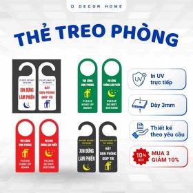 Thẻ treo phòng – nhỏ gọn mà tạo dấu ấn lớn!