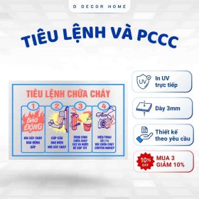 Bộ Nội Quy, Tiêu Lệnh Phòng Cháy Chữa Cháy, Cấm Lửa, Cấm Hút Thuốc
